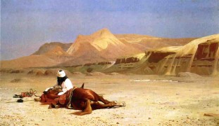 Jean-Léon Gérôme_1872_Un Arabe et son cheval dans le désert.jpg